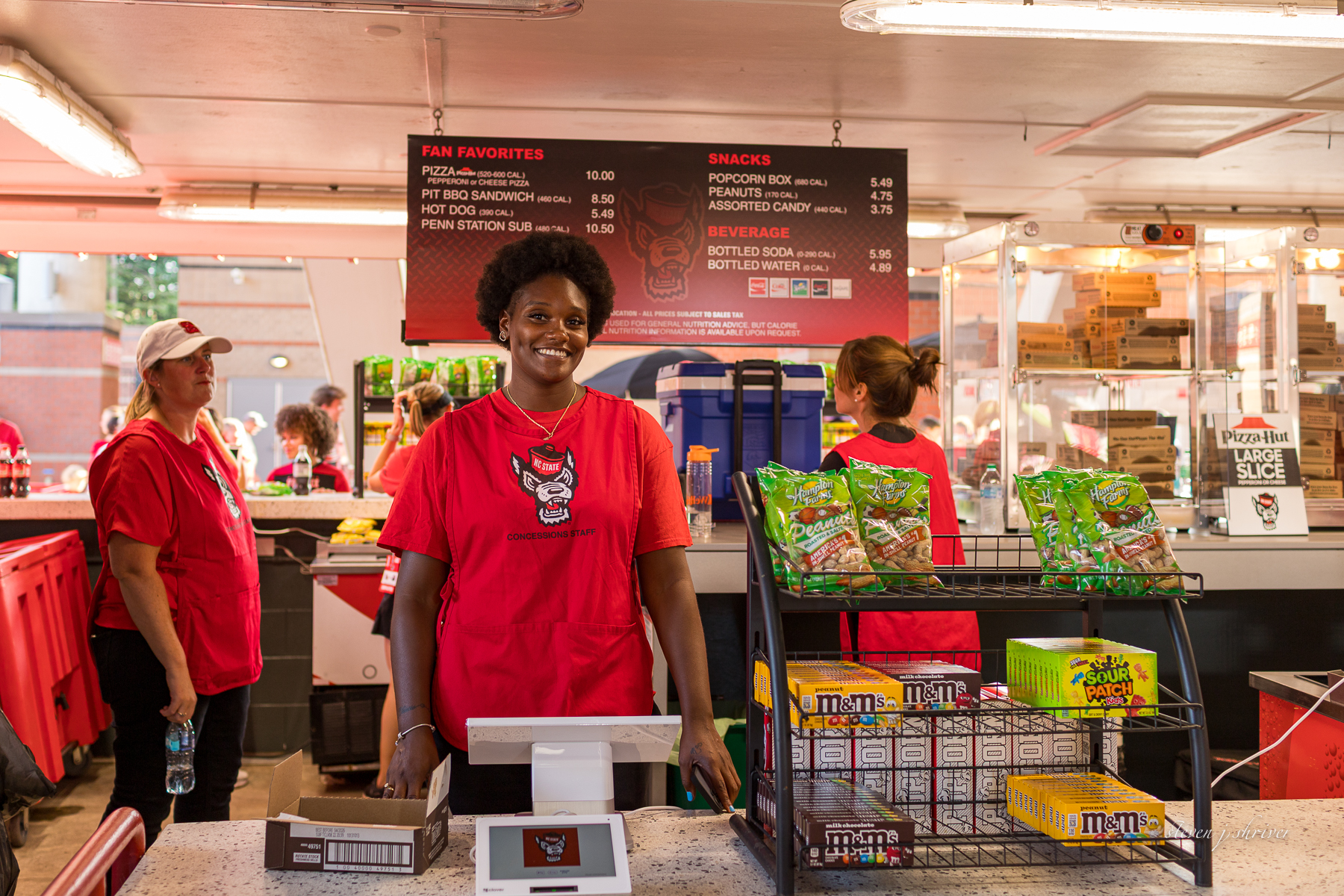 concession sales team