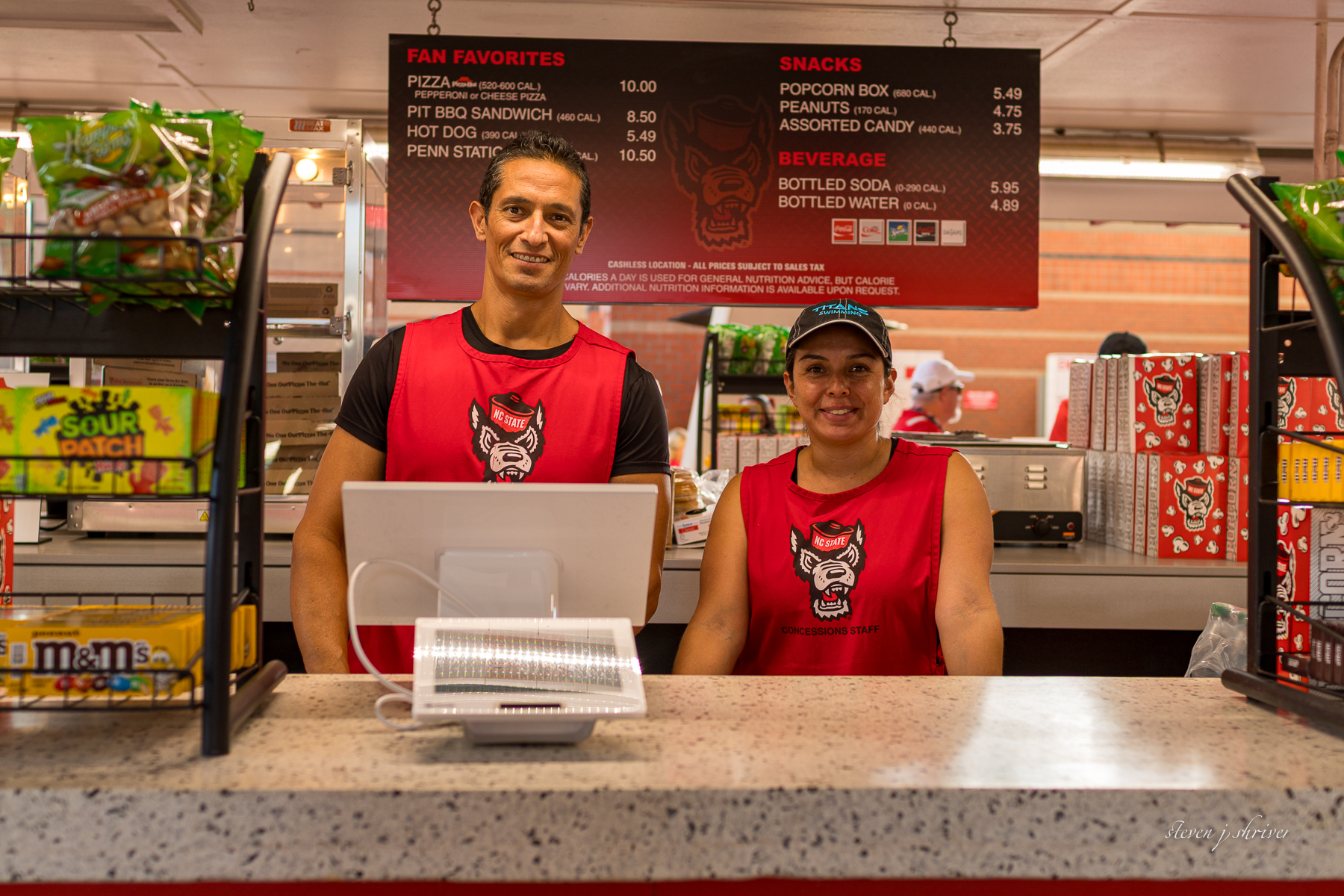 concession sales team