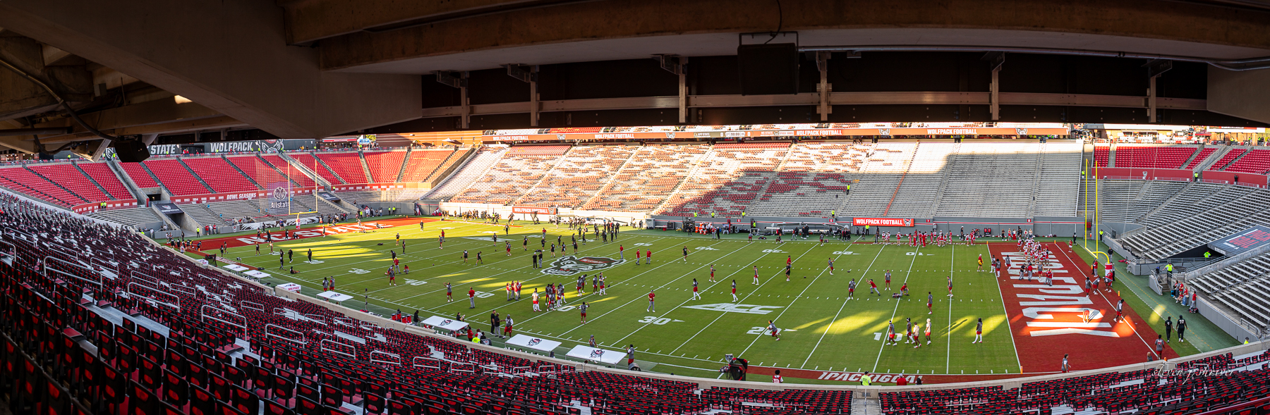 stadium pano before game